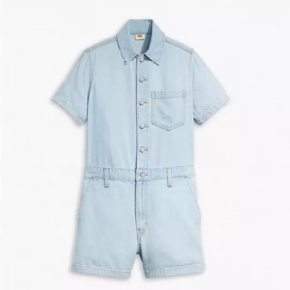 Levi’s Heritage Short Sleeve Romper Size S - Picture 1 of 4